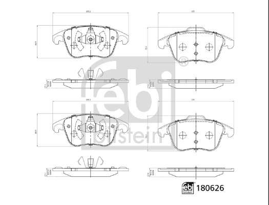 KIT DE PLAQUETTES DE FREIN