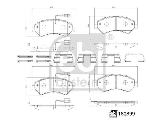 KIT DE PLAQUETTES DE FREIN