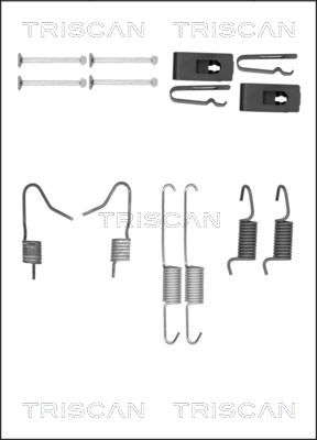 Kit d'accessoires, mâchoires de frein de stationnement