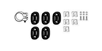 Kit d'assemblage, système d'échappement