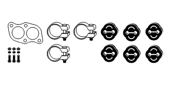 Kit d'assemblage, système d'échappement