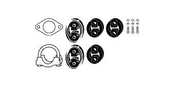 Kit d'assemblage, système d'échappement