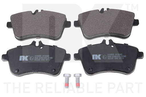 Jeu de plaquettes de frein avant