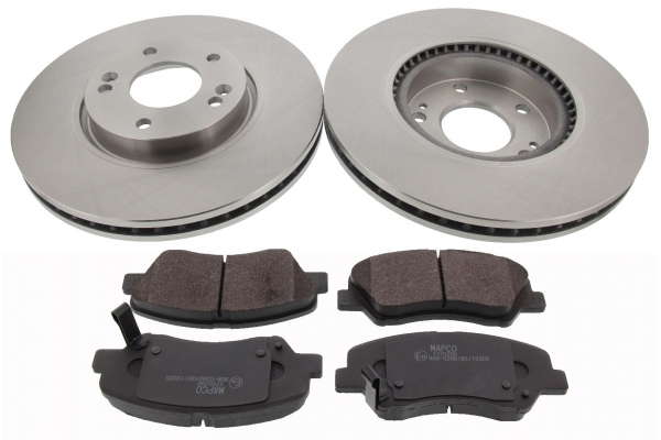 Kit disques et plaquettes de frein