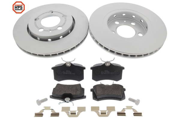 Kit disques et plaquettes de frein