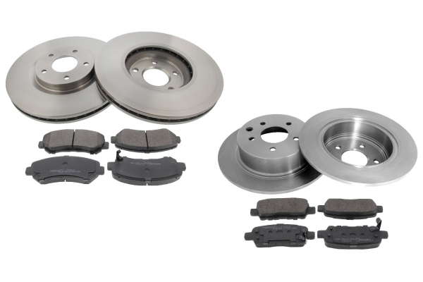 Kit disques et plaquettes de frein