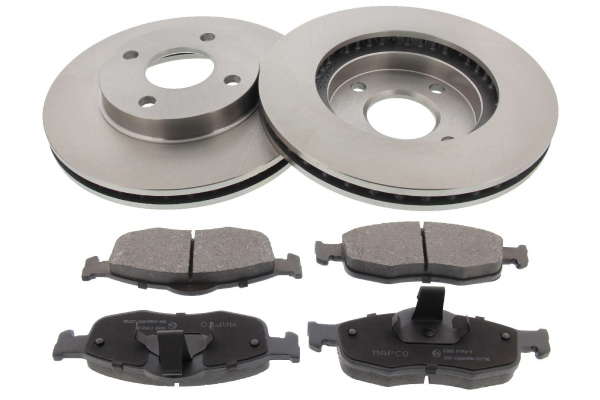 Kit disques et plaquettes de frein