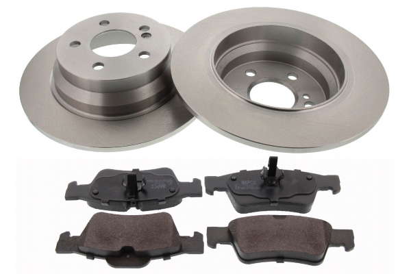 Kit disques et plaquettes de frein