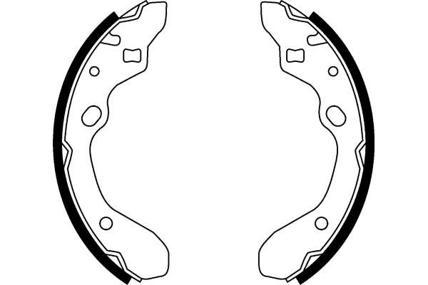 Jeu de mâchoires de frein