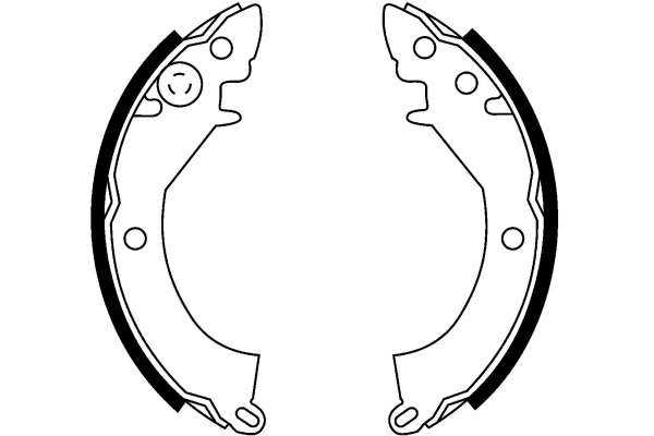 Jeu de mâchoires de frein