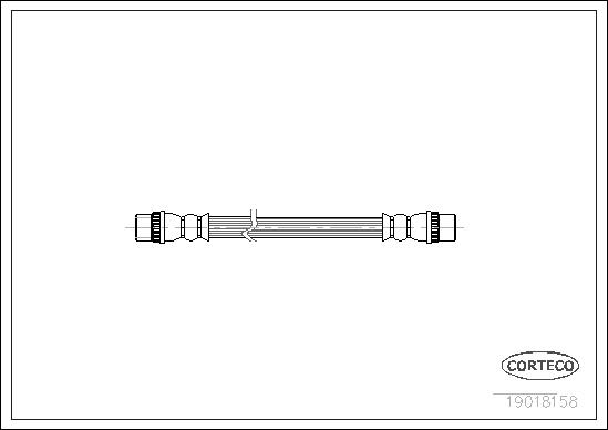 FLEXIBLE DE FREIN RENAULT + LT-PEUG