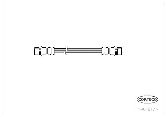 FLEXIBLE DE FREIN RENAULT-PEUGEOT R