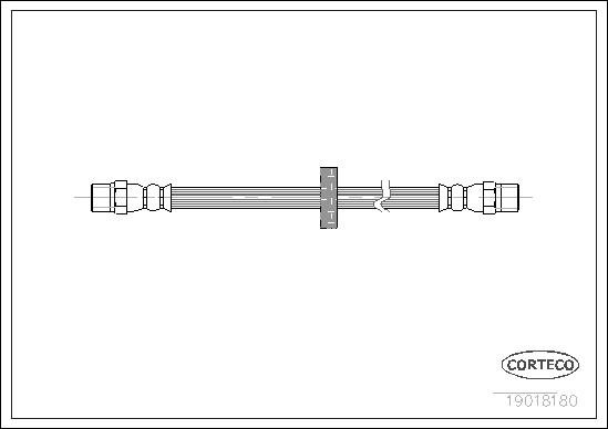 FLEXIBLE DE FREIN VOLKSWAGEN-AUDI R