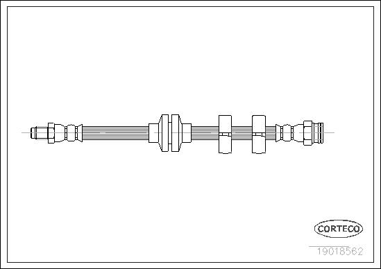 FLEXIBLE DE FREIN ALFA ROMEO-FIAT-L
