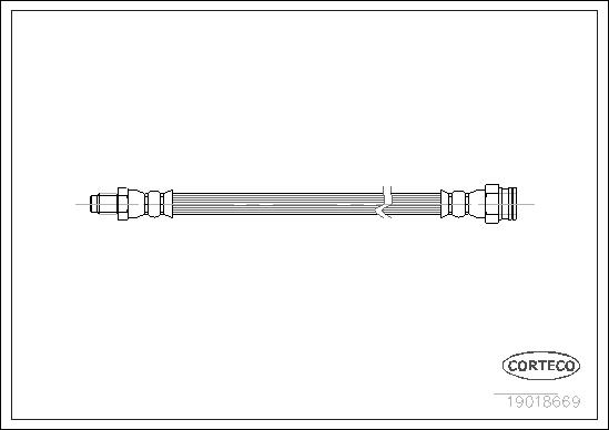 FLEXIBLE DE FREIN RENAULT ESPACE -R