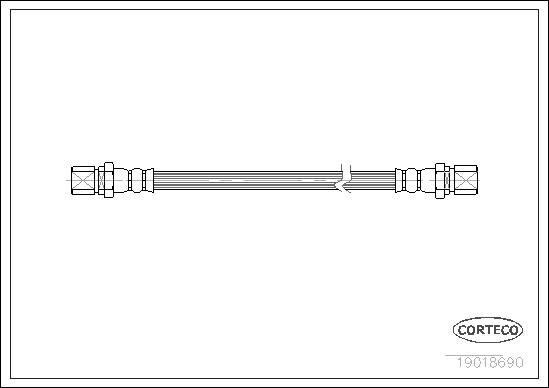 FLEXIBLE DE FREIN FORD-FORD L.T. FI