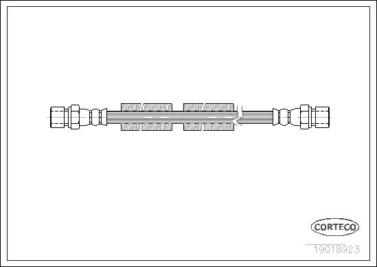 FLEXIBLE DE FREIN VOLKSWAGEN L.T. F
