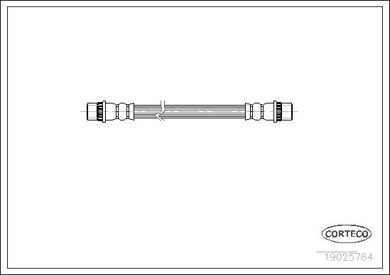 FLEXIBLE DE FREIN CITROEN-PEUGEOT R