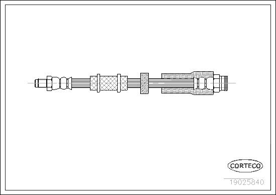 FLEXIBLE DE FREIN CITROEN-FIAT-PEUG