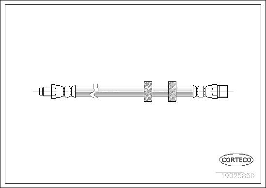 FLEXIBLE DE FREIN VOLVO FRONT