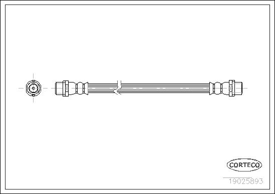 FLEXIBLE DE FREIN AUDI A6 REAR