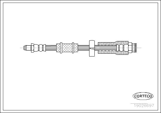 FLEXIBLE DE FREIN FIAT L.T. DUCATO