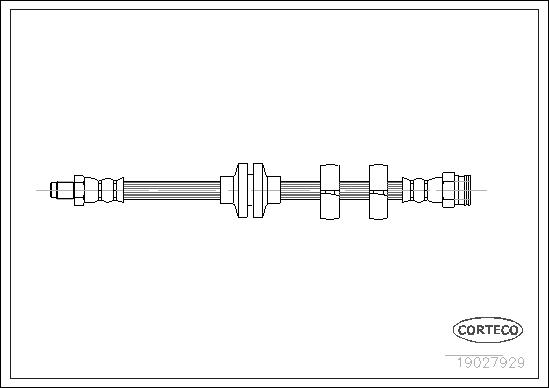 FLEXIBLE DE FREIN FIAT-FIAT L.T. FR