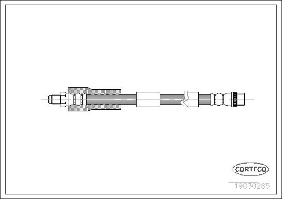 FLEXIBLE DE FREIN PEUGEOT 307 FRONT