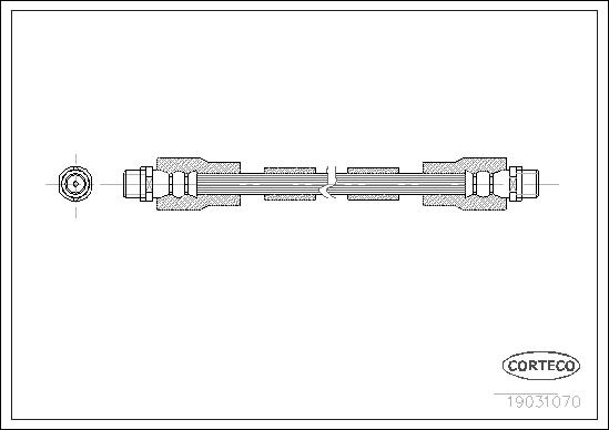 FLEXIBLE DE FREIN AUDI A8-VW PASSAT