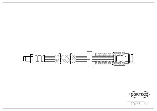 FLEXIBLE DE FREIN CITROEN-PEUGEOT F
