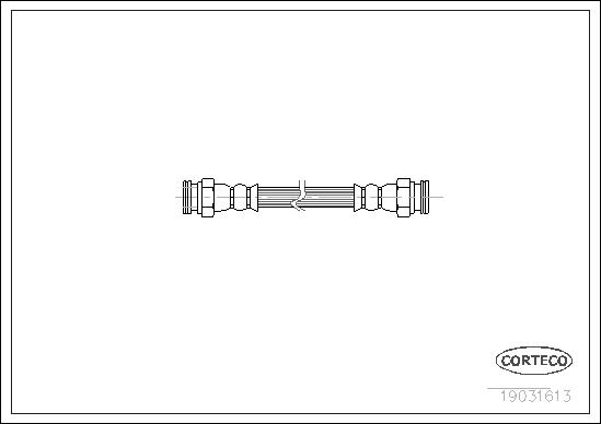 FLEXIBLE DE FREIN FIAT PANDA II REA