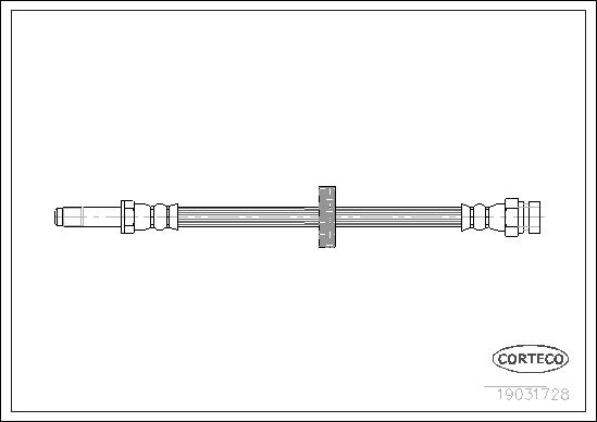 FLEXIBLE DE FREIN SKODA FELICIA, PI