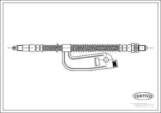 FLEXIBLE DE FREIN FORD FIESTA II, I