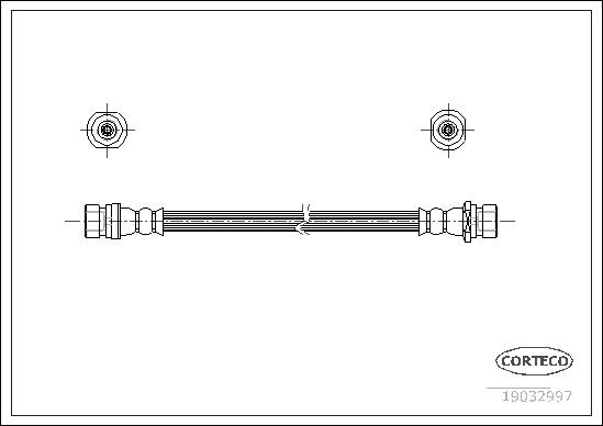 FLEXIBLE DE FREIN HYUNDAI ACCENT (L