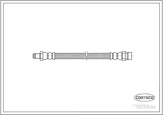 FLEXIBLE DE FREIN MITSUBISHI SPACE