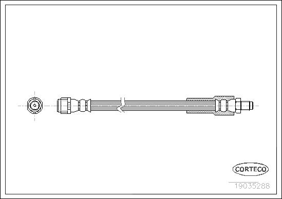 FLEXIBLE DE FREIN MB VIANO (BM639)
