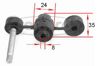 SUPPORT DE STABILISATEUR RENAU
