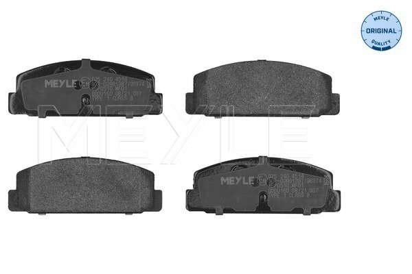 Jeu de plaquettes de frein arrière