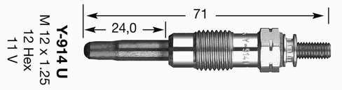 Bougie de préchauffage