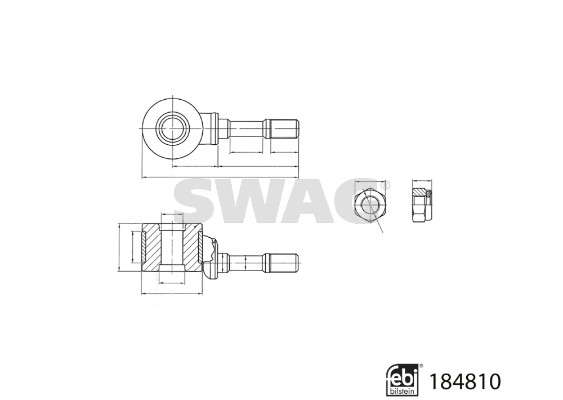 Biellette de barre stabilisatrice