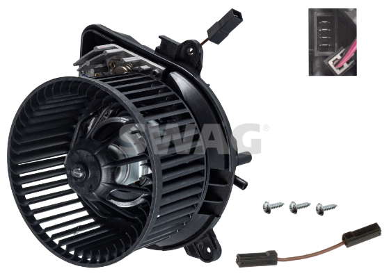 Moteur électrique, pulseur d'air habitacle