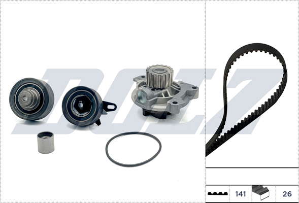 Kit de distribution + pompe à eau