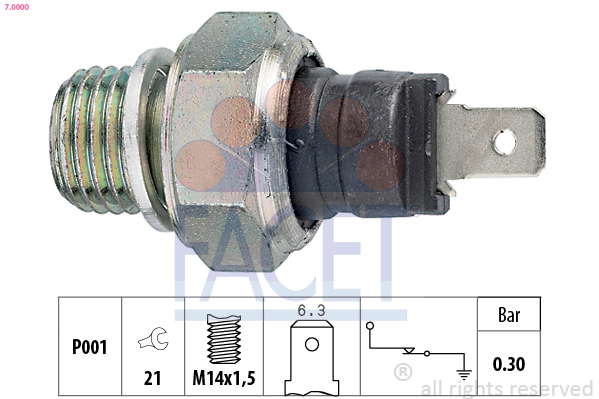 Pressostat d'huile