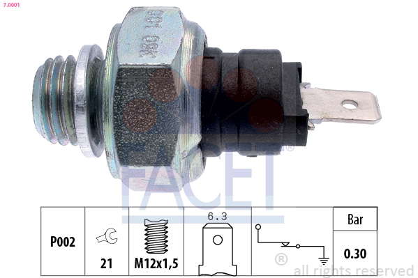 Pressostat d'huile