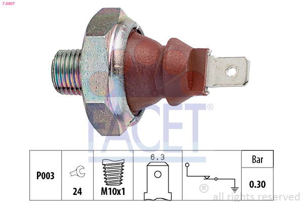 Pressostat d'huile