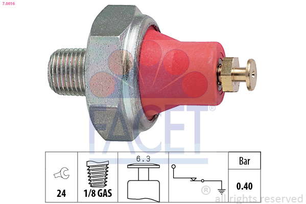 Pressostat d'huile