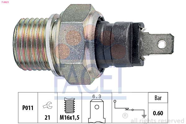 Pressostat d'huile