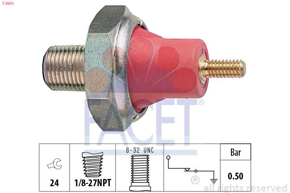 Pressostat d'huile