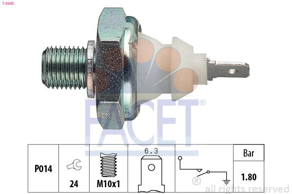 Pressostat d'huile