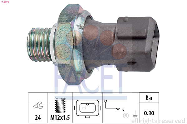 Pressostat d'huile